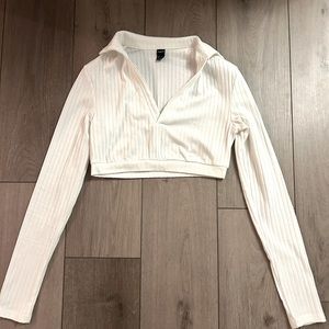 SHEIN white crop top